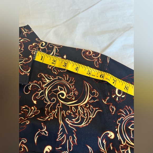 Kalmin Ross Elegant Black and Red Paisley Men's Shirt - Picture 8 of 9